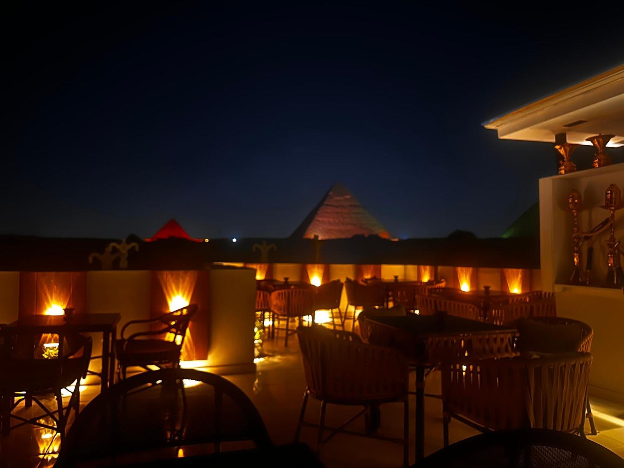Отель Pyramids On The Spot View Kafrat al Jabal Экстерьер фото